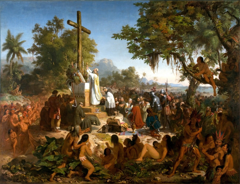 Fig. 6. Victor Meirelles, La Première Messe au Brésil, 1861